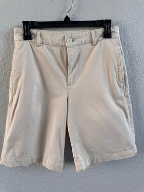 ZARA Beige High Waisted Tailored Shorts Size 29 Runs Small Chic Neutral